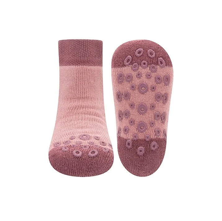 Ewers Baby & Kinder ABS Socke Krabbelsocke mit Anti-Rutsch Noppen auf Sohle & Spann