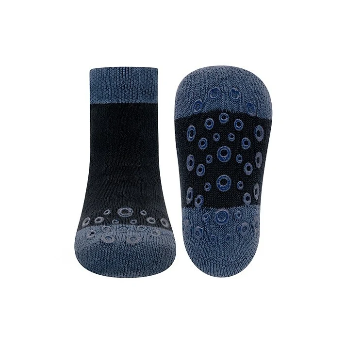 Ewers Baby & Kinder ABS Socke Krabbelsocke mit Anti-Rutsch Noppen auf Sohle & Spann