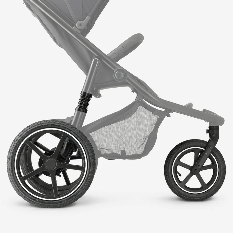 Deryan Luxuriöser Bolt Laufkinderwagen Schwarz