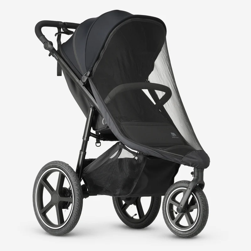 Deryan Luxuriöser Bolt Laufkinderwagen Schwarz