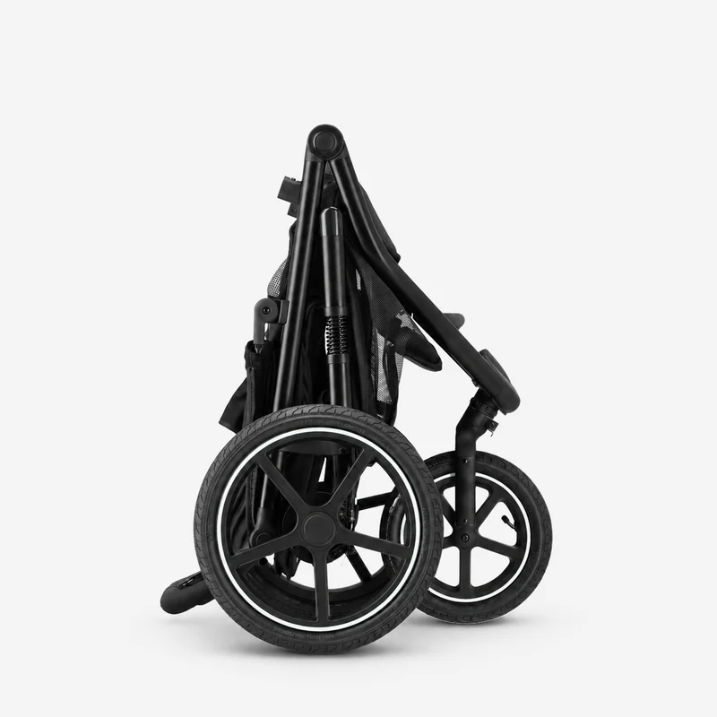 Deryan Luxuriöser Bolt Laufkinderwagen Schwarz