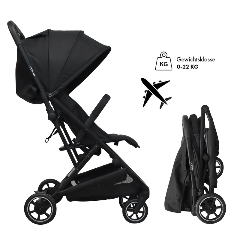 Deryan Rolo Easy Lightweight Buggy - Schwarz