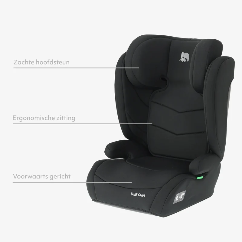 Charlie Basic i-Size-Kindersitz 100–150 cm – Gruppe 2/3 und Sitzerhöhung