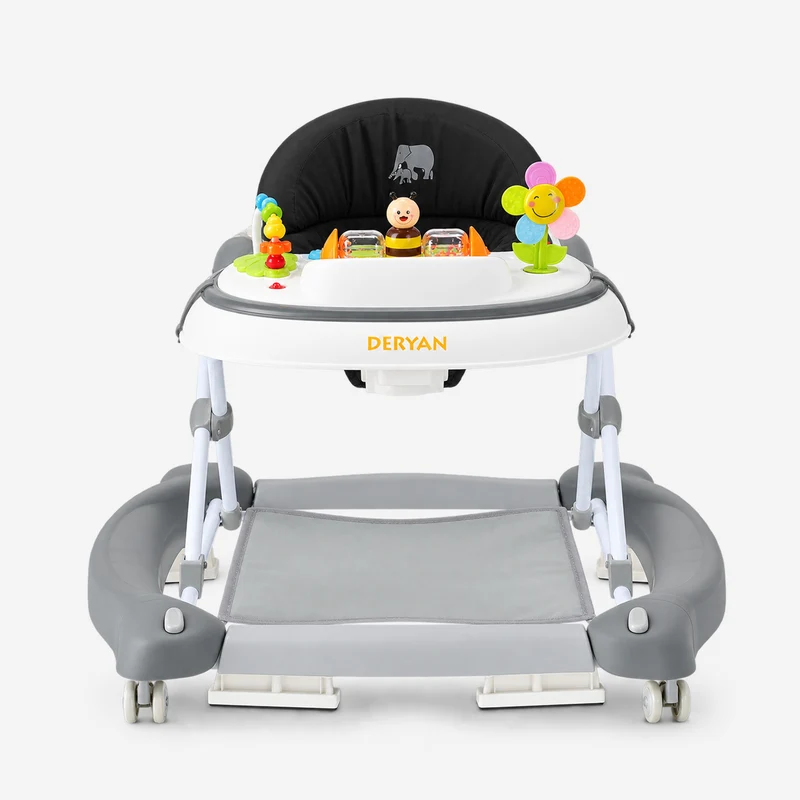 4-in-1 Lauflernwagen Grau