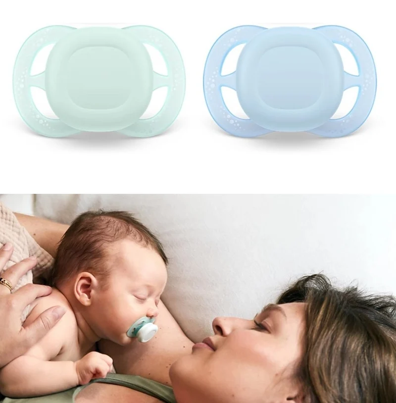 Philips Avent ultra start Beruhigungssauger 0-2M Doppelpack + Sterilisier Box
