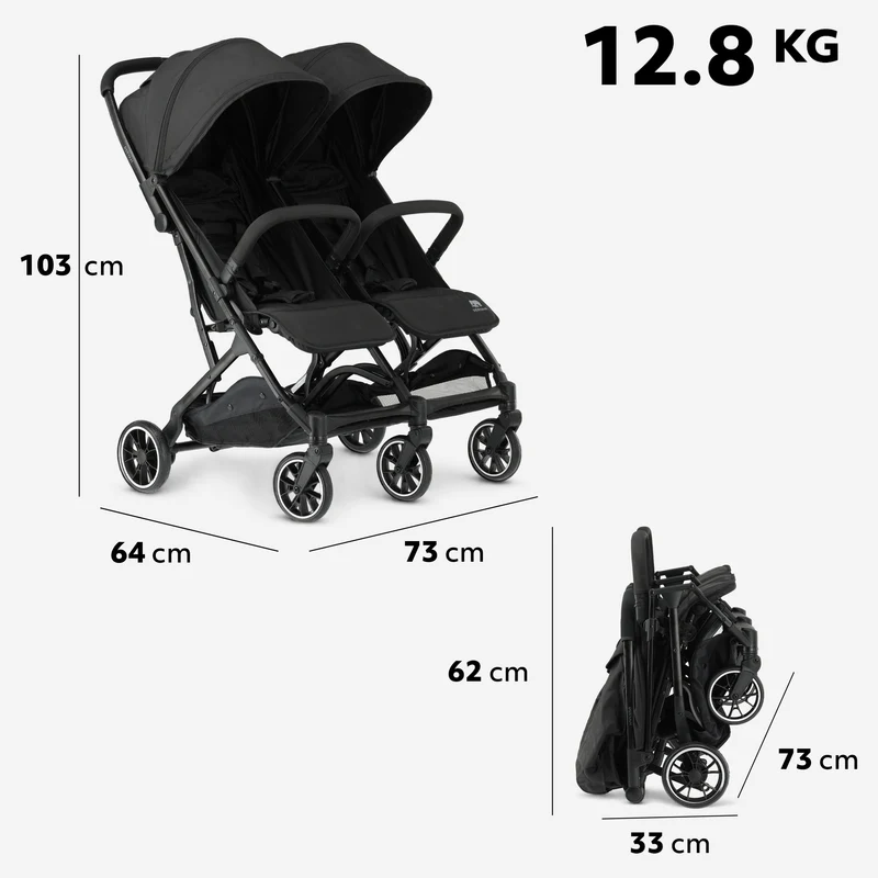Rolo X2 Duo Buggy Schwarz