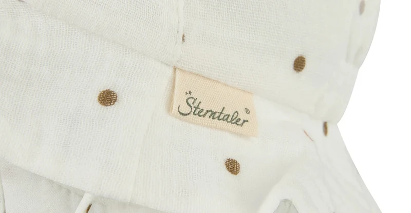 Sterntaler Musselin UV Sonnenhut mit Nackenschutz, Modell: Pünktchen