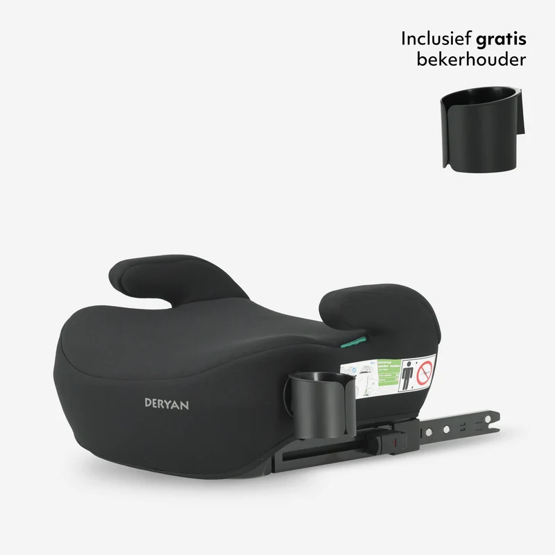 Cody i-Size Sitzerhöhung mit ISOFIX-Befestigung – Schwarz