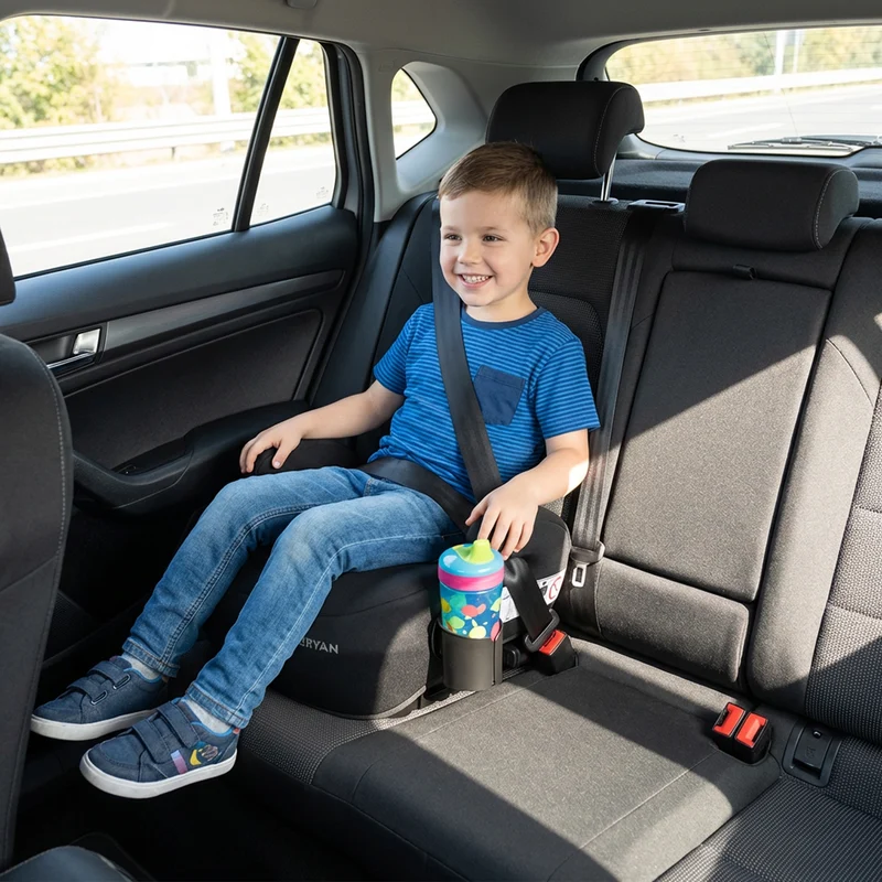 Cody i-Size Sitzerhöhung mit ISOFIX-Befestigung – Schwarz