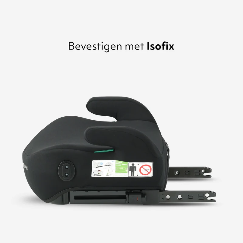 Cody i-Size Sitzerhöhung mit ISOFIX-Befestigung – Schwarz