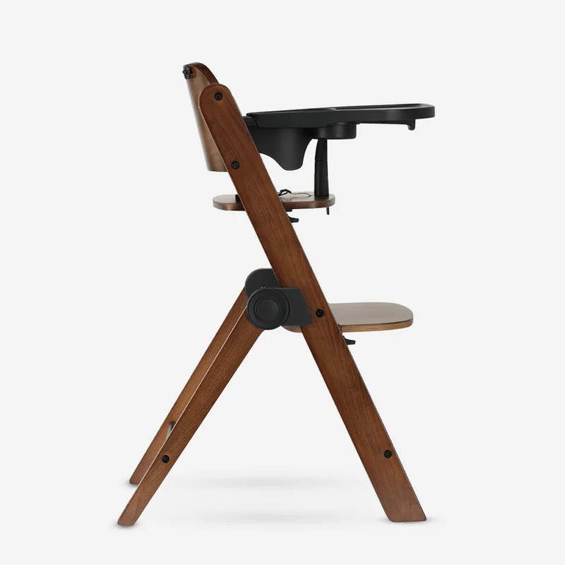 Odin Luxe Houten Meegroeistoel Kinderstoel met Bouncer - Inclusief Eetblad - Verstelbare Kinderstoel - Wood/Nougat