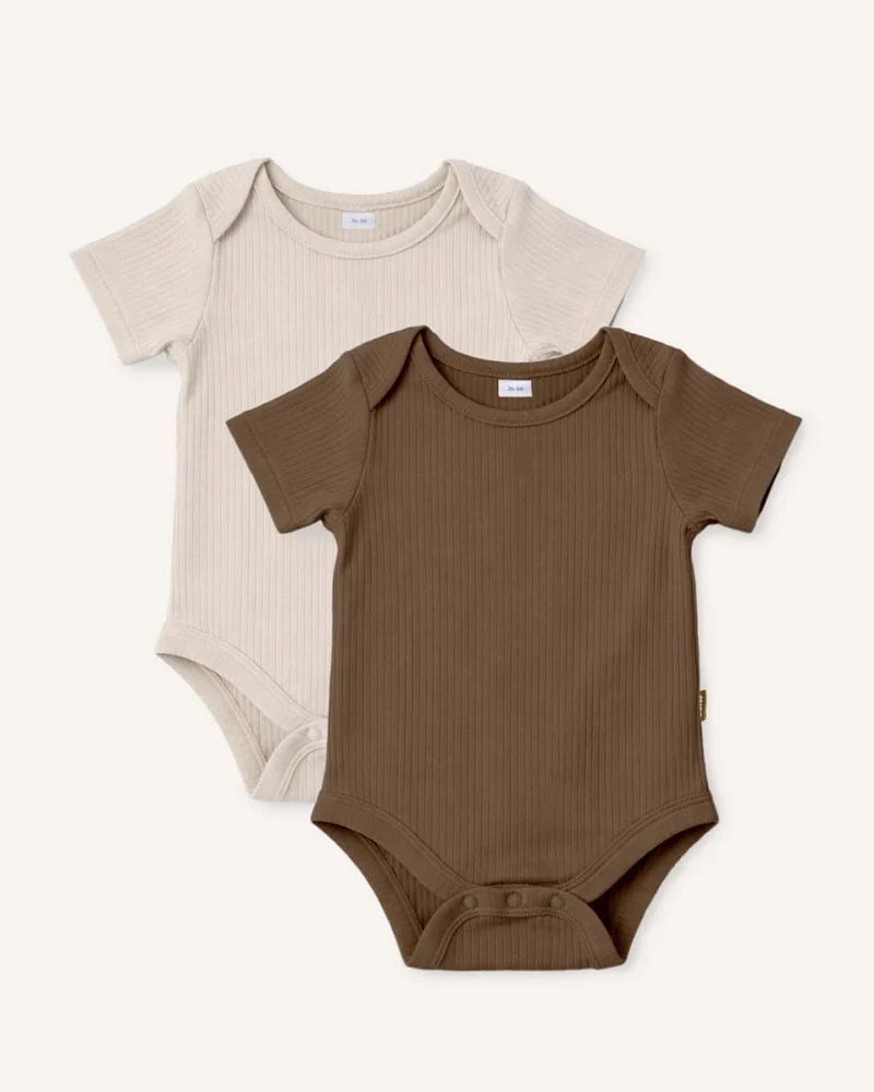 BABYGO® Kurzarm-Babybody | 2er-Pack