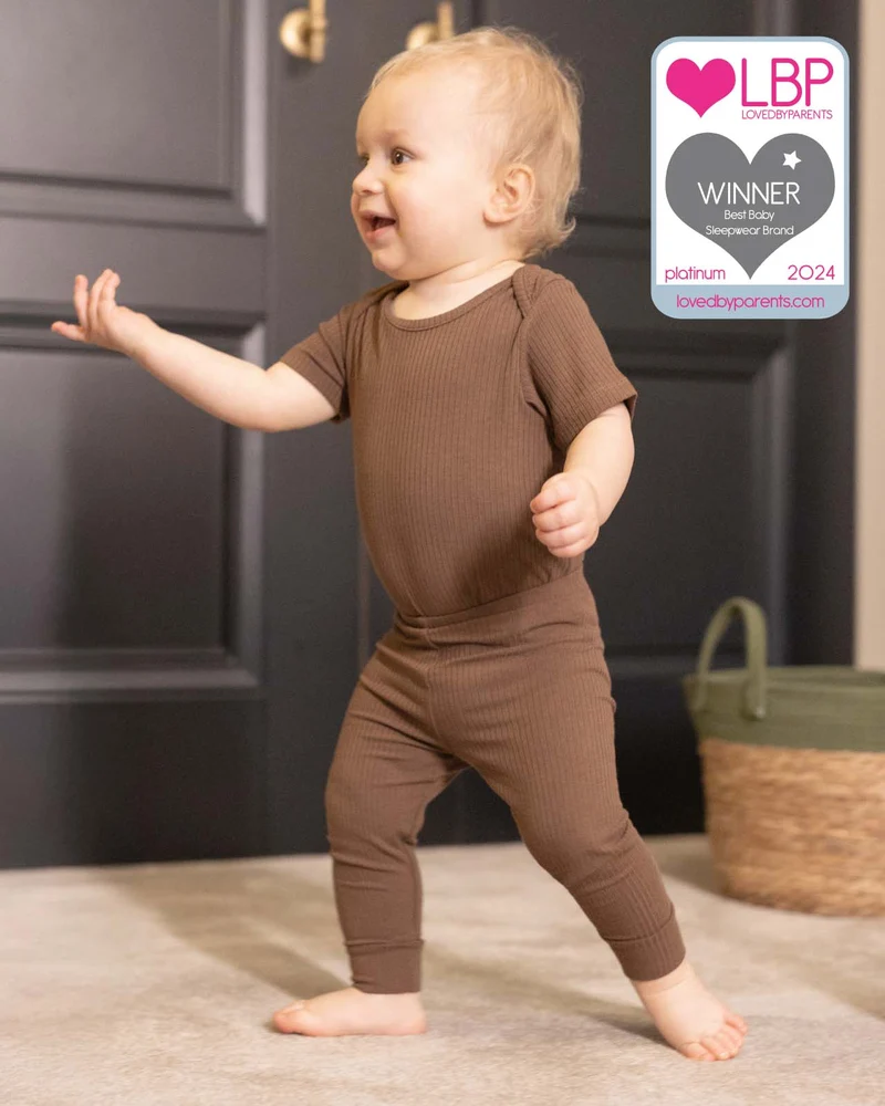 BABYGO® Gerippte Baby-Leggings | 2er-Pack
