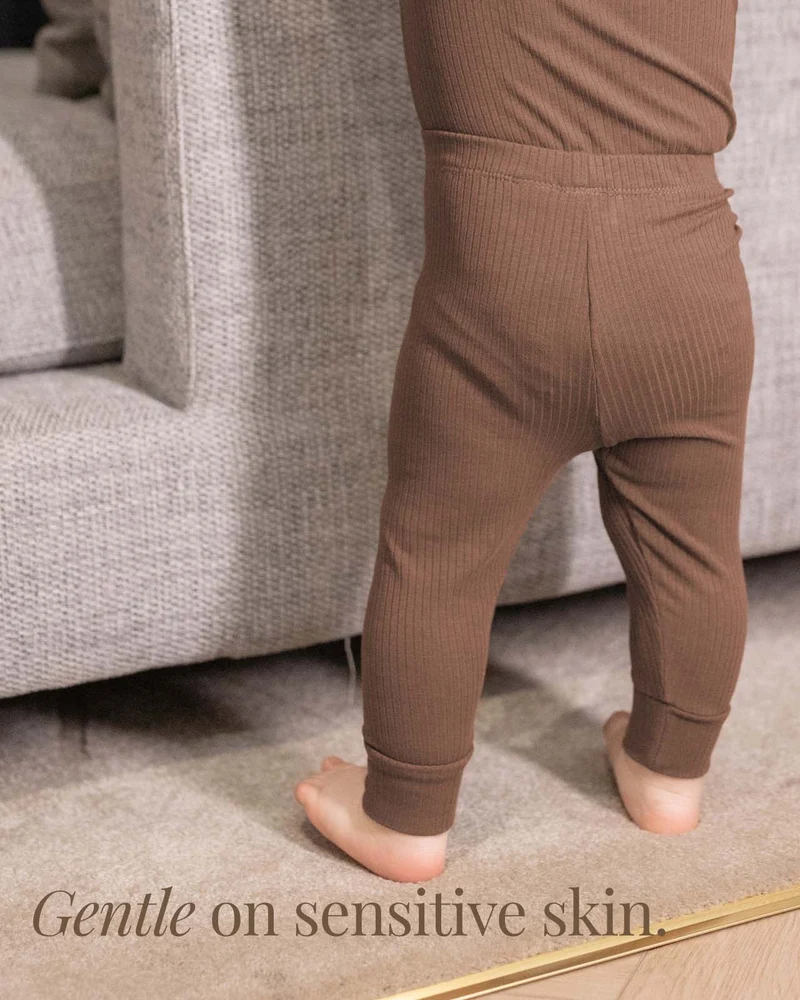 BABYGO® Gerippte Baby-Leggings | 2er-Pack