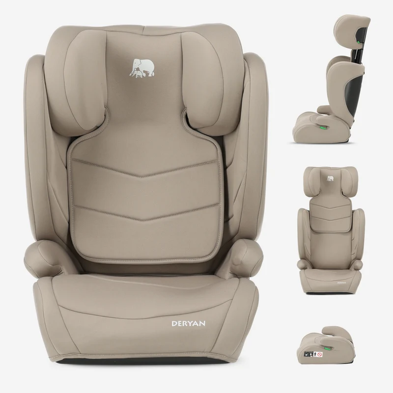 Charlie Basic i-Size Autostoel - Vanaf 3,5 jaar tot ca. 12 jaar -groep 2/3 - 100-150 cm - Truffle Nougat