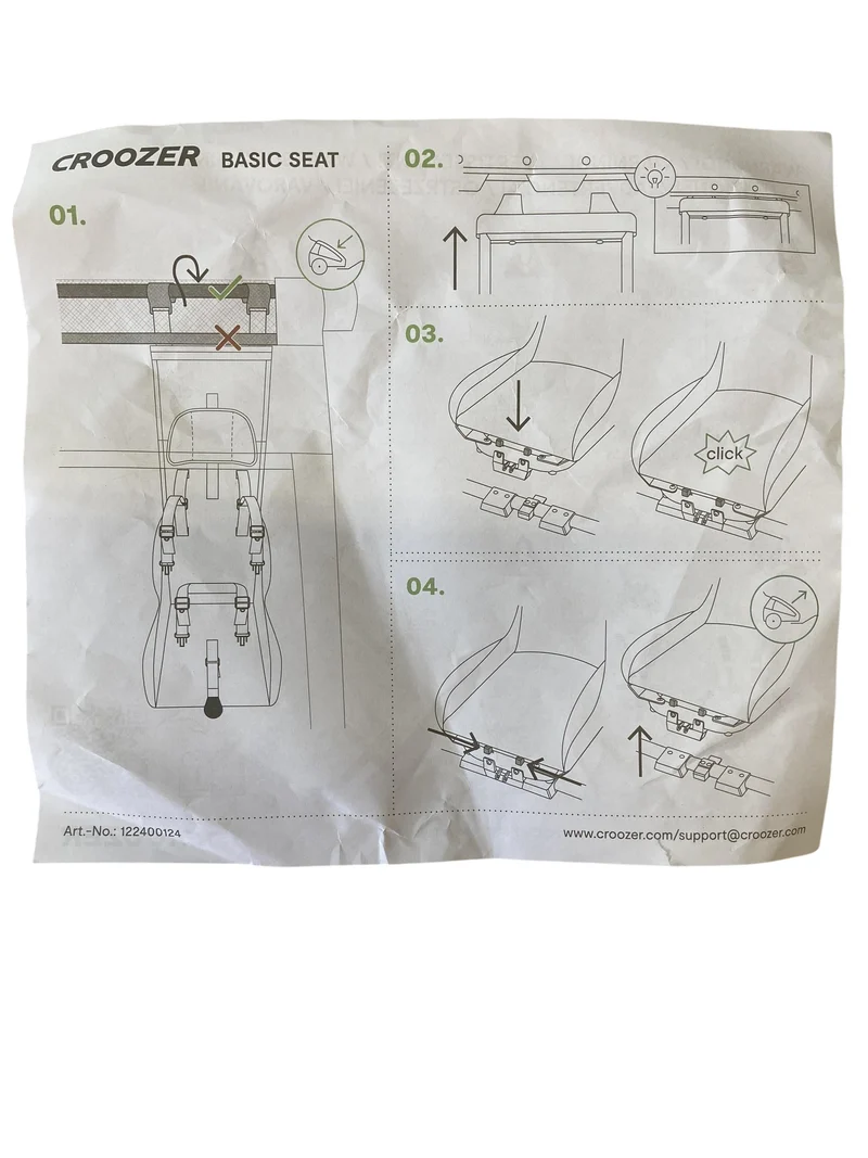 Croozer Babysitz Croozer Basic Seat