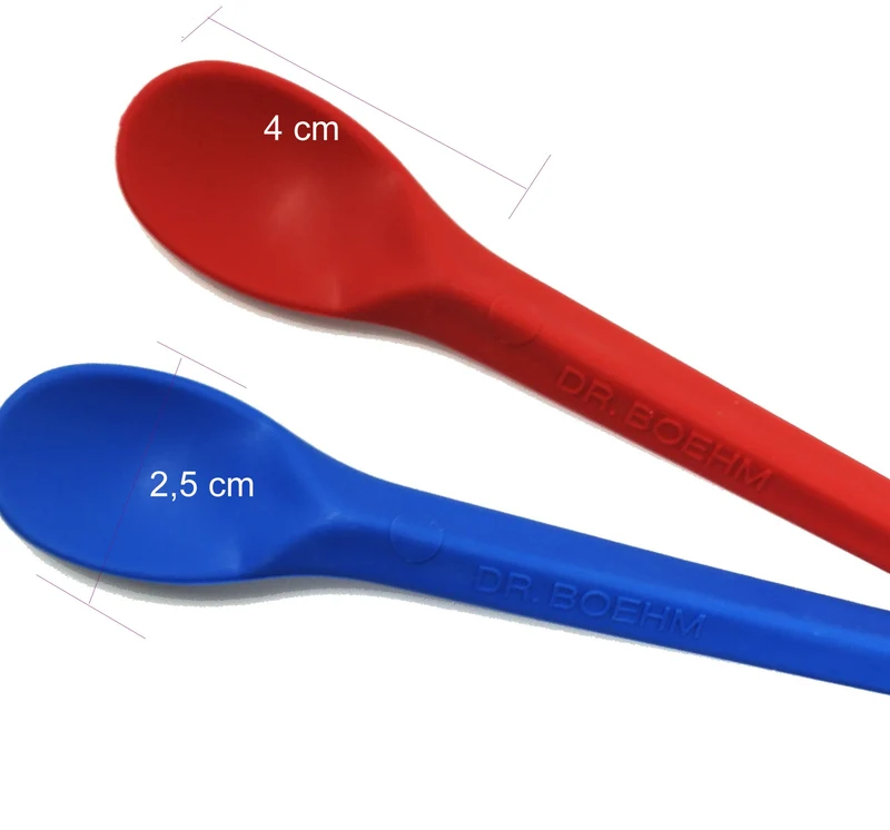 Baby Beikost Geschenkset Flexy Löffel Mini + Ärmellätzchen Set 4tlg