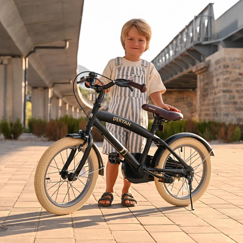 Coastline Kinderfahrrad mit Ständer – 16 Zoll