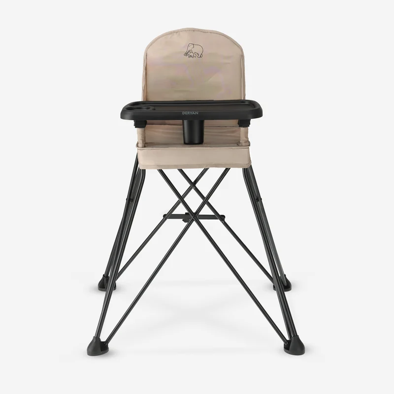 Pop 'N Sit – zusammenklappbarer Kinderstuhl mit Tragetasche – Nougat