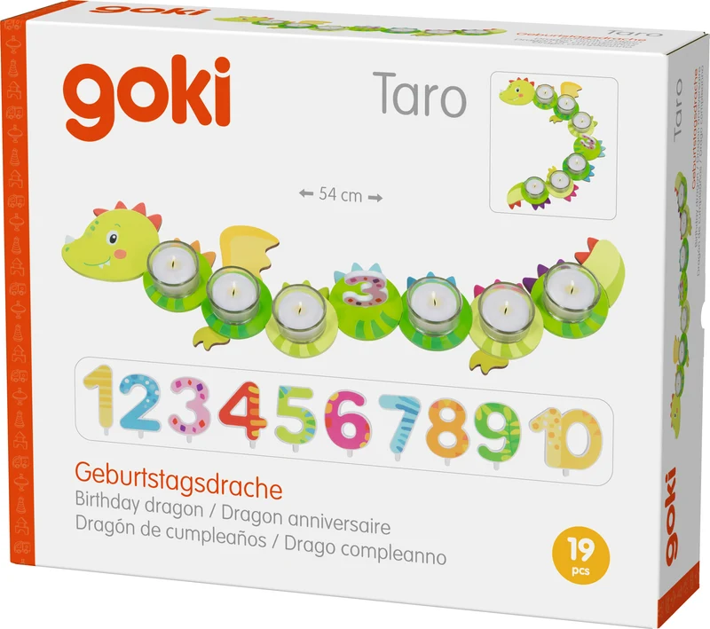 goki Geburtstagszug Geburtstagsdrache Taro