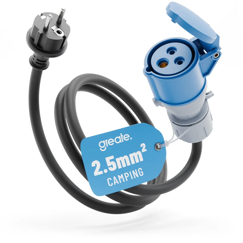 Schuko-auf-CEE-Adapter, 16 A, IP44