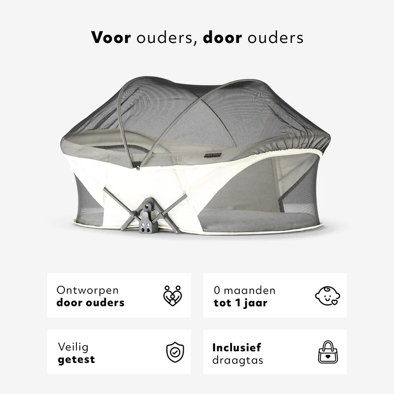 Infant Deluxe BabyBox Campingbett – Creme