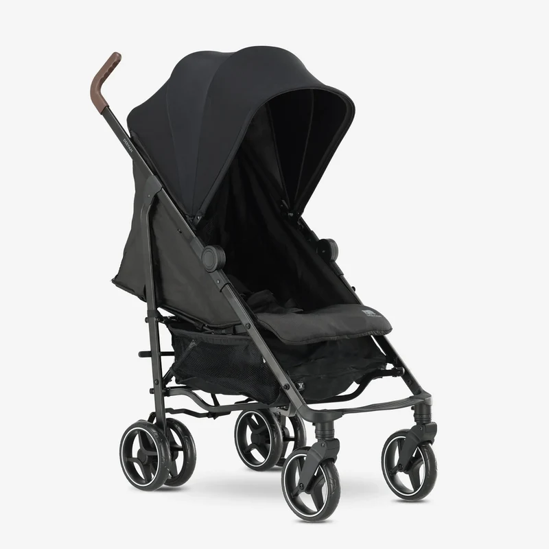 Bobbie Regenschirm-Kinderwagen bis 22 kg – Schwarz