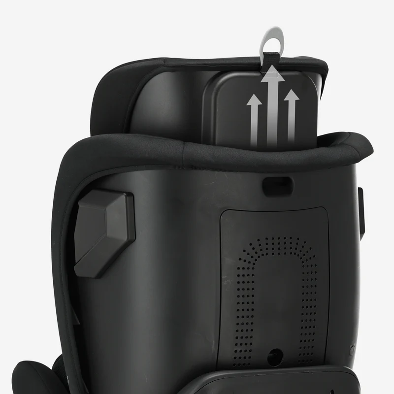 Chase Luxe i-Size-Autokindersitz 0–36 kg, Isofix, 360° – Schwarz