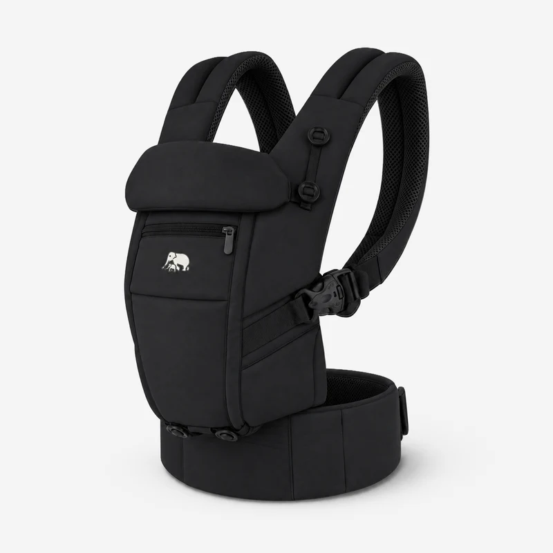 Deryan Ergonomische Babytrage - Bauchtrage 4-in-1 - Schwarz