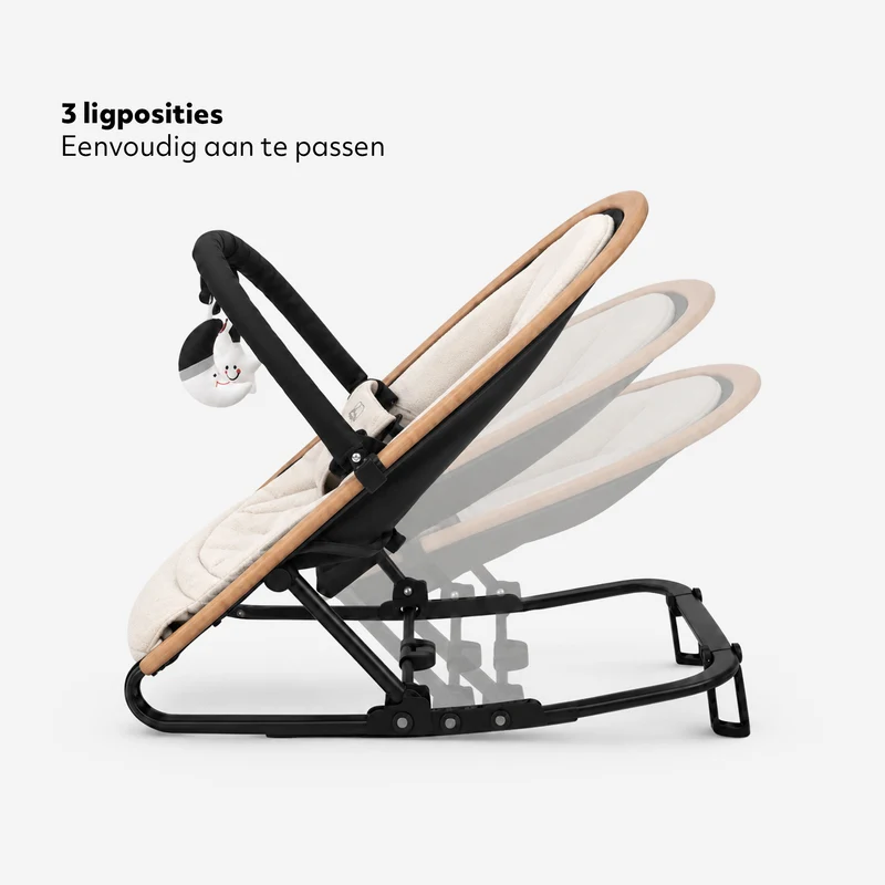 Deryan Rocker Luxe 2-in-1-Wippe - Creme