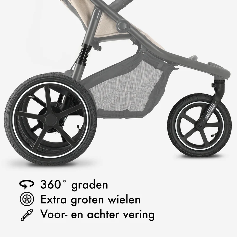Bolt Laufkinderwagen Creme