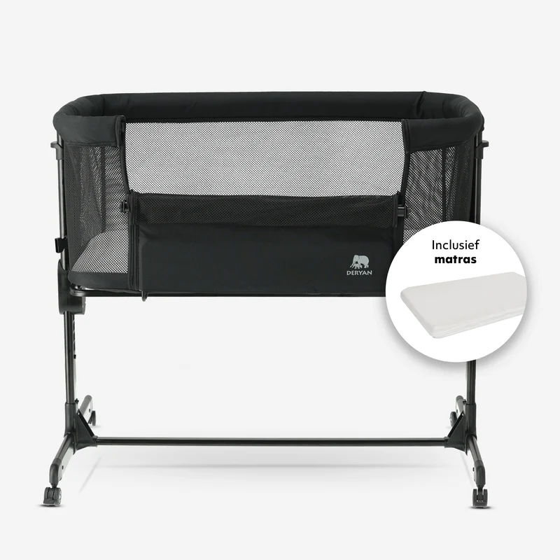 Snoozy Co-Sleeper-Wiege – Schwarz