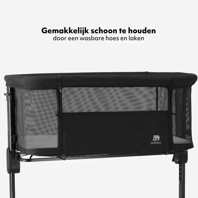 Snoozy Co-Sleeper-Wiege – Schwarz