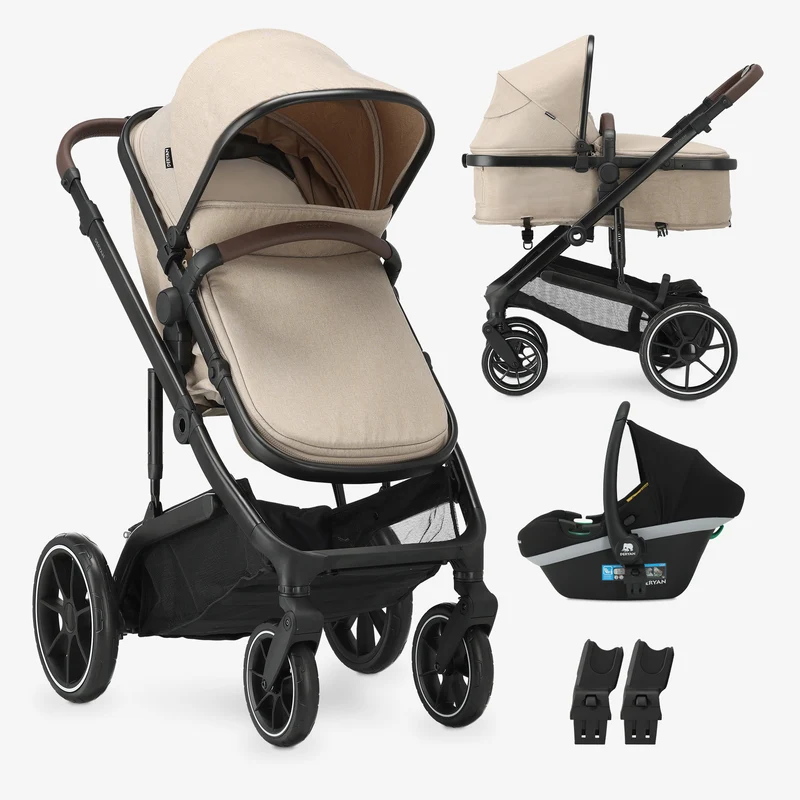 Noa 3-in-1-Kinderwagen Nougat