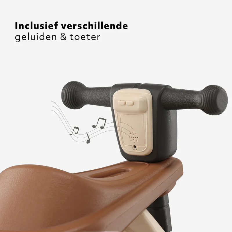 Tobi 2-in-1 Stoel en Schommelstoel - Bruin/Cream