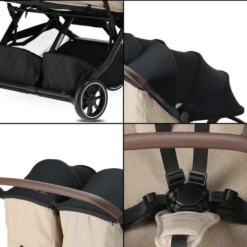 Deryan Rolo DuoBuggy X2 Nougat V2