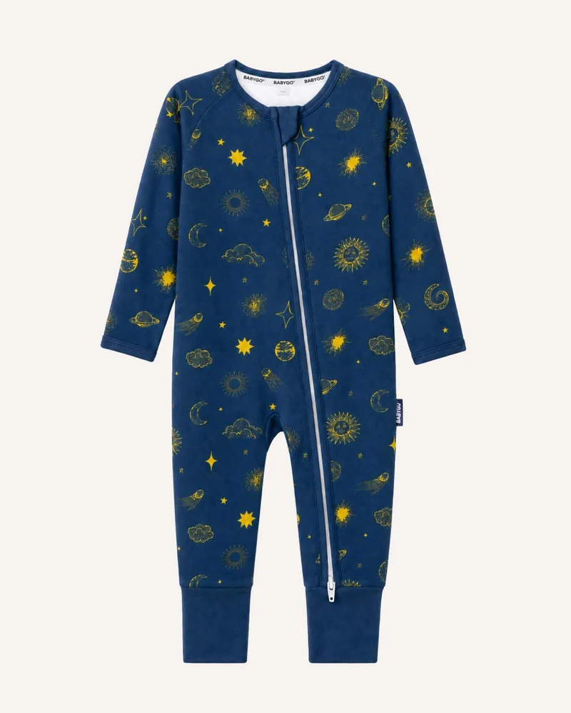 BABYGO® Midnight Moon Schlafanzug mit Reißverschluss