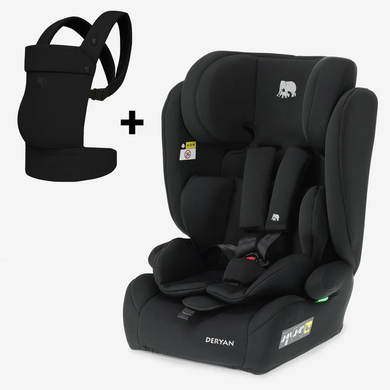 Carter Basic Autositz & Amora Tragetasche Schwarz
