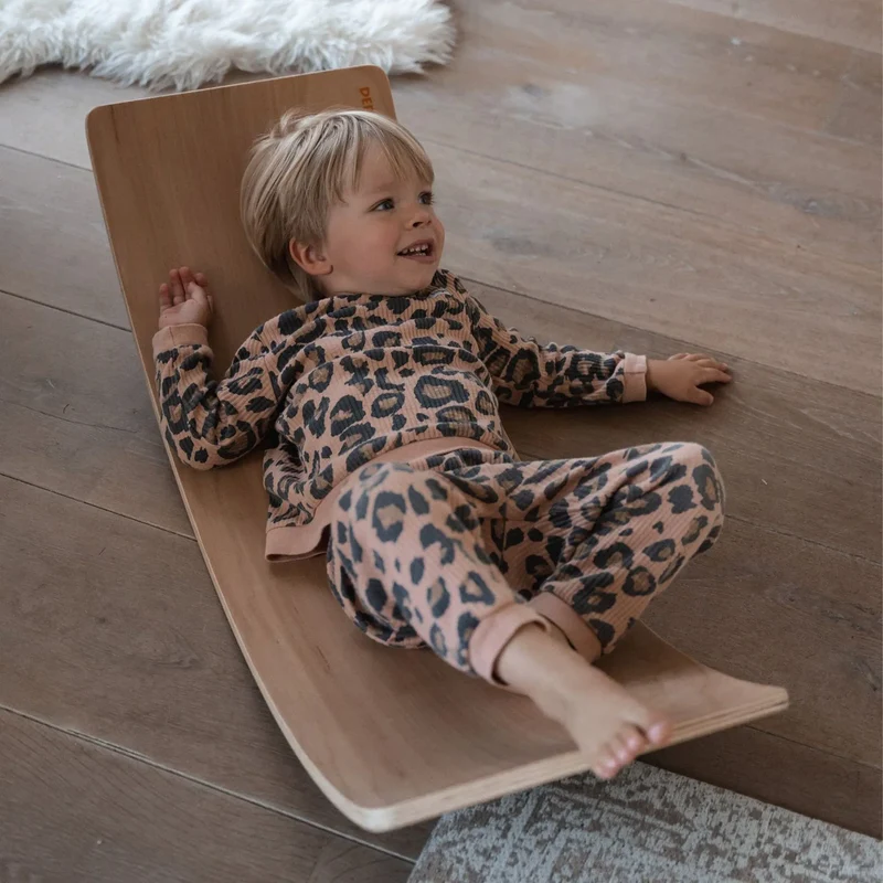 Balance Board Holz mit Filz 80 cm