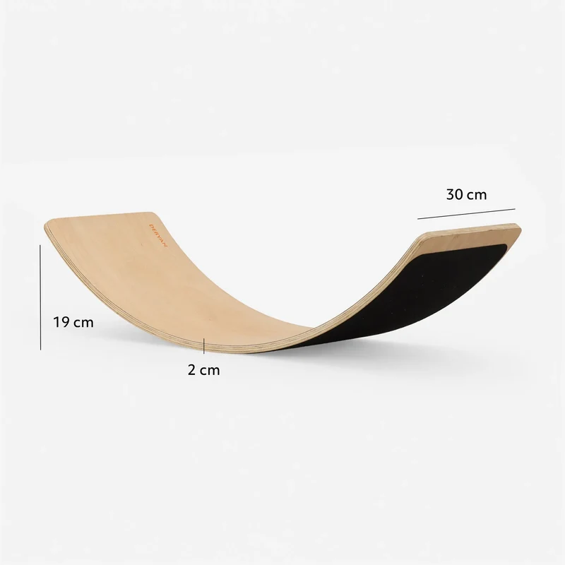 Balance Board Holz mit Filz 90 cm