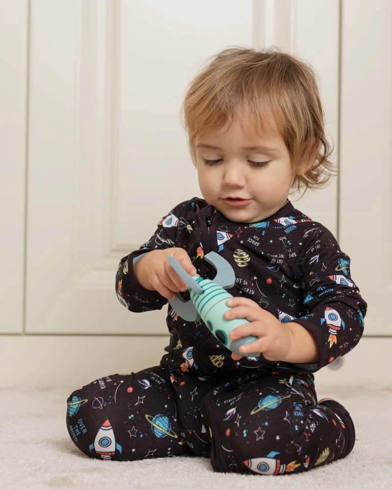 BABYGO® Schlafanzug mit Reißverschluss | 3er-Pack