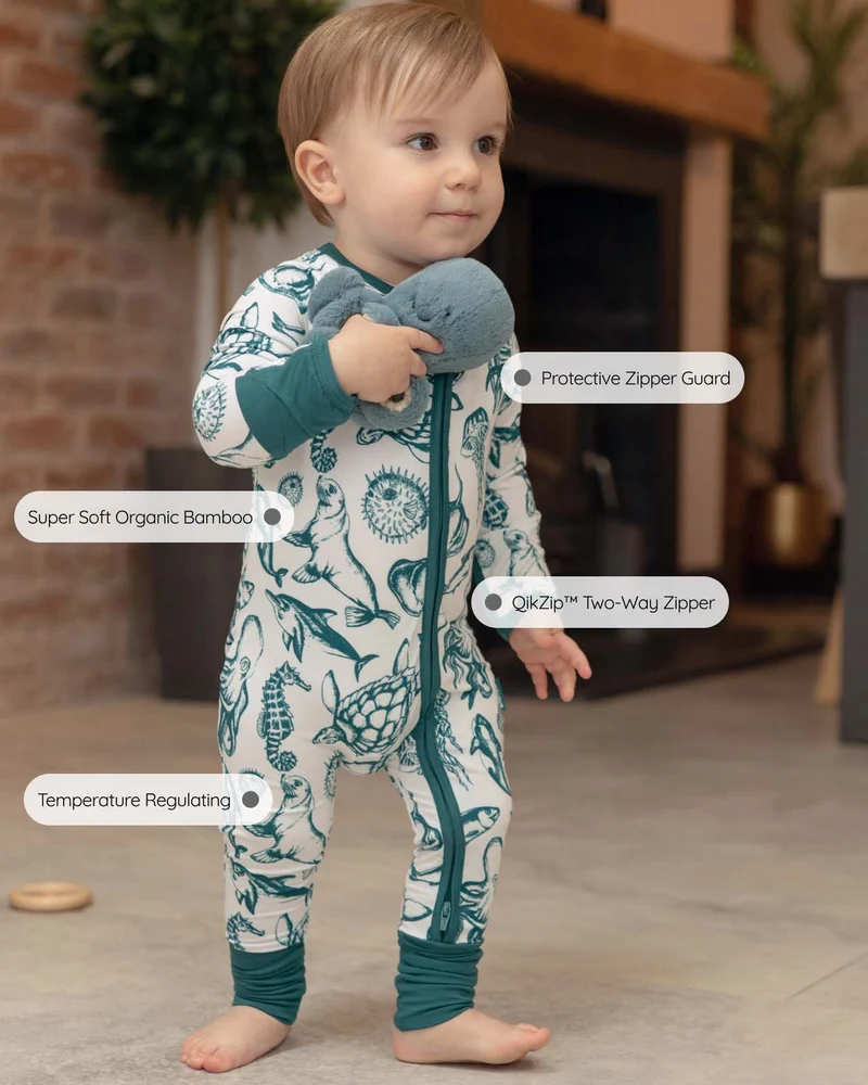 BABYGO® Schlafanzug mit Reißverschluss | 3er-Pack