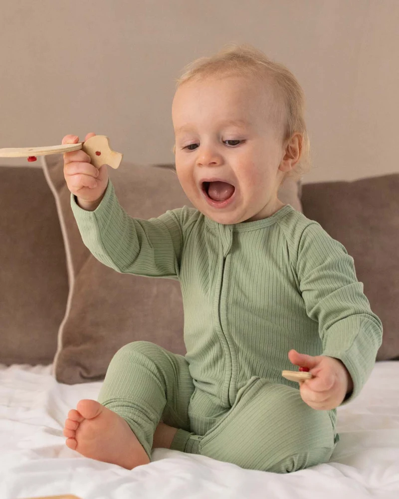 BABYGO® Schlafanzug mit Reißverschluss | 3er-Pack