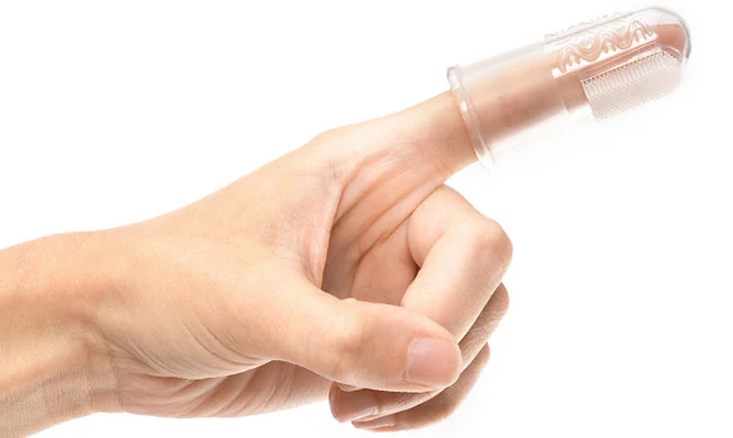 reer BabyCare Finger Zahnbürste 2er aus Silikon, 0m+