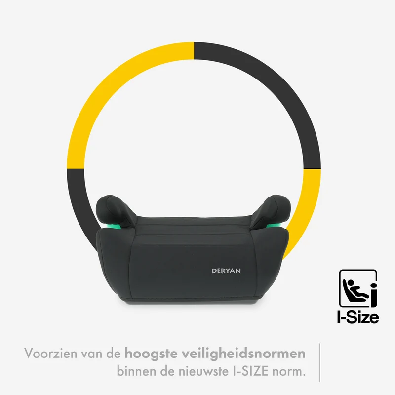 Cody i-Size Zitverhoger ISOFIX - Zwart