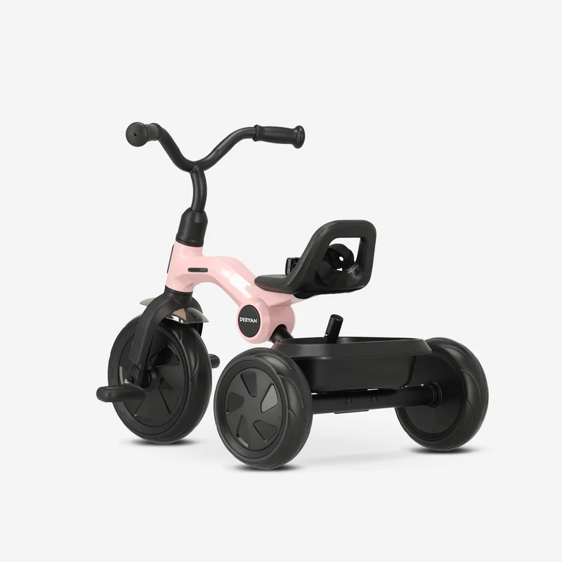 Drifter Driewieler met duwstang Roze