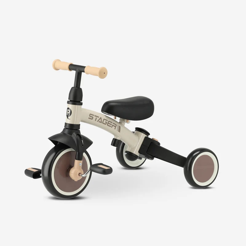 Qplay Stager 3-in-1 Driewieler - Bruin