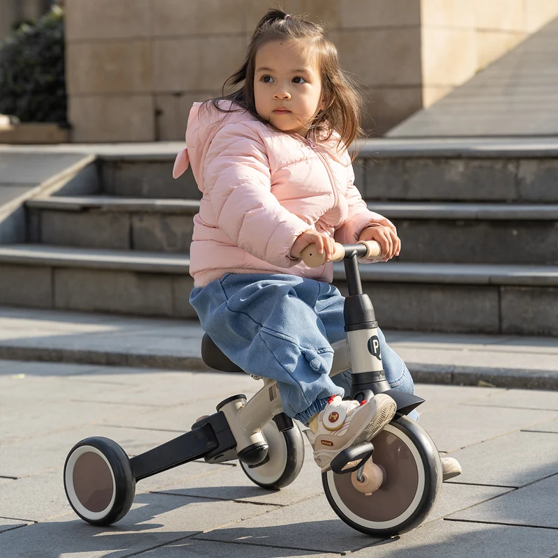 Qplay Stager 3-in-1 Driewieler - Bruin