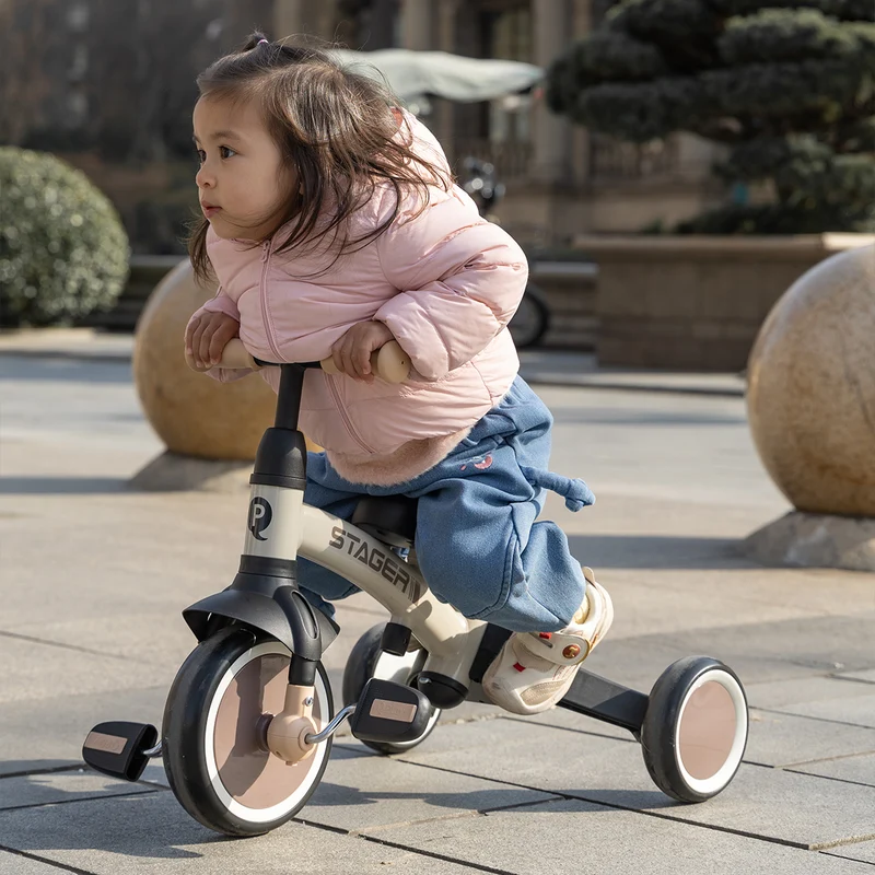 Qplay Stager 3-in-1 Driewieler - Bruin