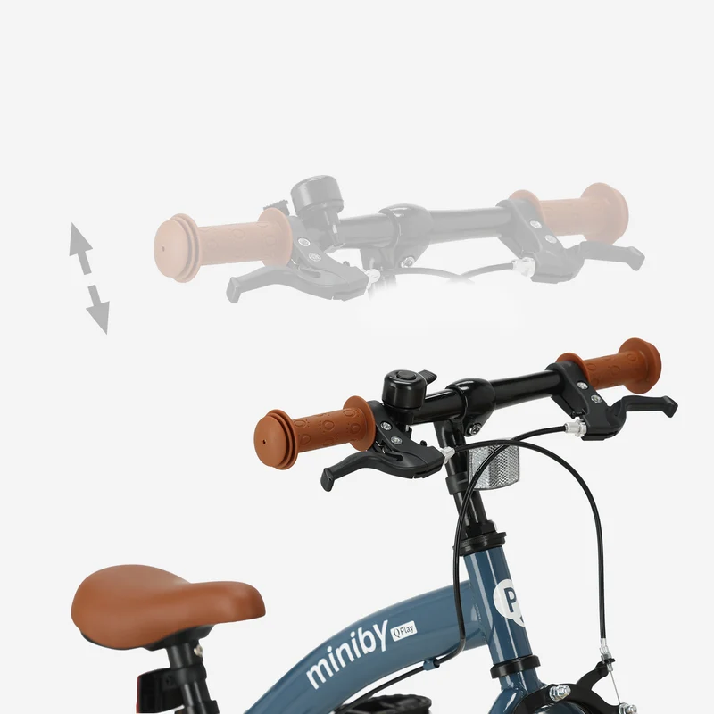 Qplay Miniby Kinderfahrrad 14 Zoll – 3-in-1 – Laufrad – Stahl